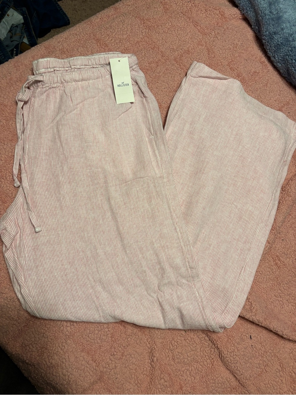 Hollister Pink Drawstring Lounge Pants